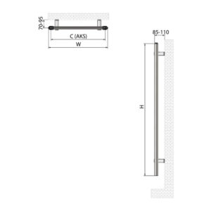 Alya-White-Mild-Steel-Towel-Warmer-technical-Detail