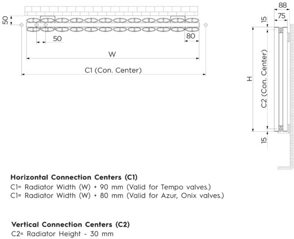 Lilac-Grey-Aluminium-Radiator-Technical-Drawing