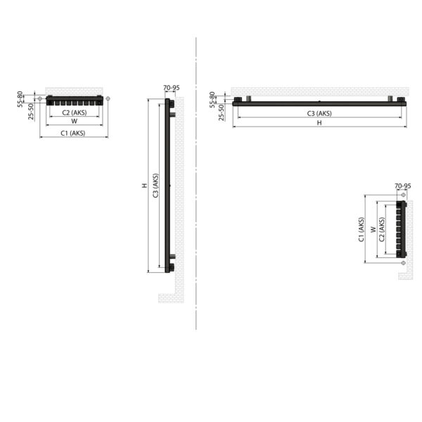 Ramsey-Brushed-Stainless-Steel-towel-Warmer-Techinical-Detail