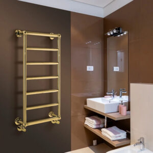 Stainless-Steel-Towel-Warmer-Polished-Brass-Gold