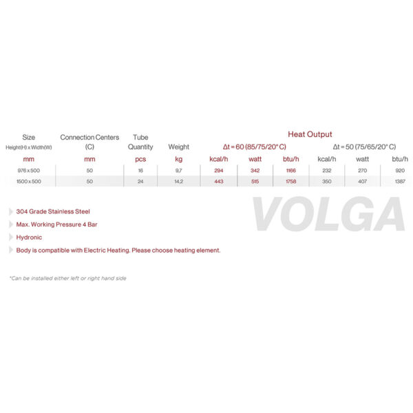 Volga-Polished-Stainless-Steel-Towel-Warmer-Size-Chart