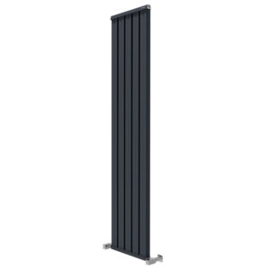 Zara-Alüminium-Radiator-Silk-Patern-Black-Vertical-left